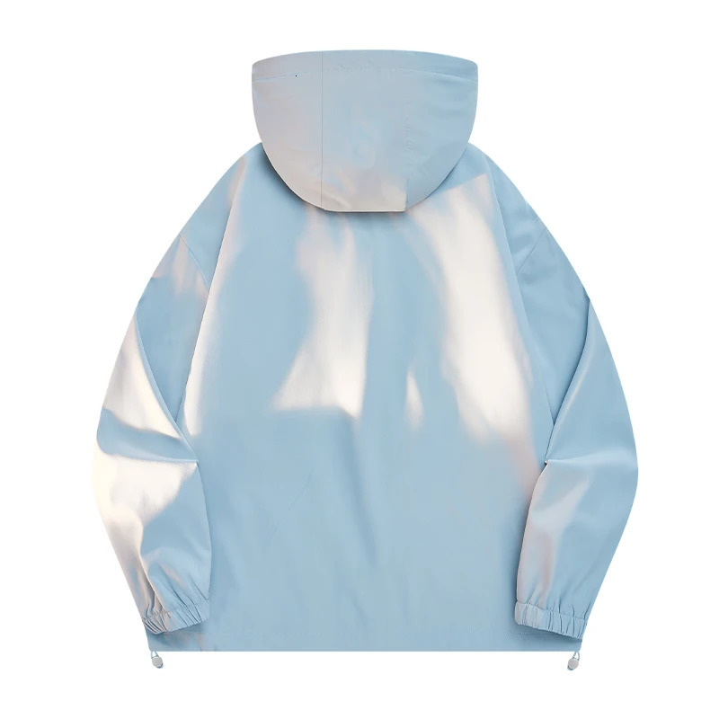 Spring and Autumn Mens Womens Outdoor Sports Mountain British Wind Storm Jacket Travel Leisure Fashion Reversible 250312