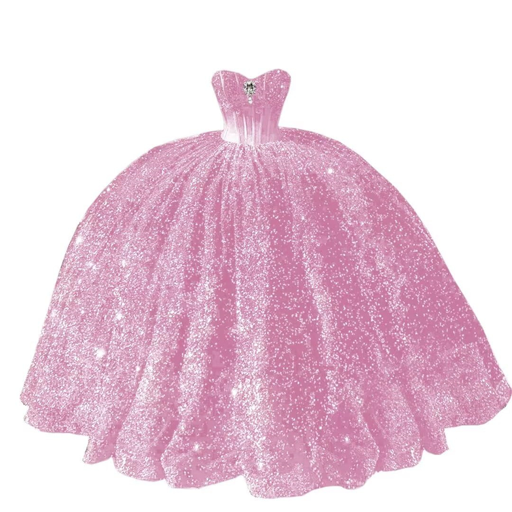 Ball Gown Quinceanera Dresses Elegant Sequined Crystal Sweetheart Lace-up Plus Size Sweet 15 16 Princess Birthday Party Gowns Vestidos De 15 Anos QD10