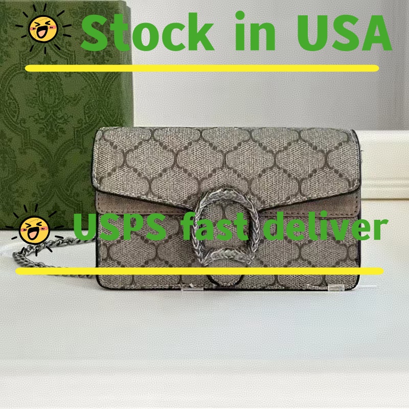 luxurious bag Designer bag Women Purse bag Chain Messenger Flap bag Shoulder bag 3 size Classic Ladies Brown Leather purses designer Handbag crossbody shoulder bag