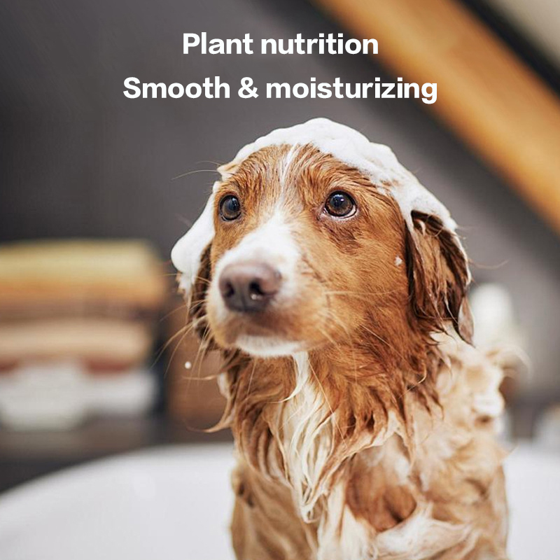 Pet hypoallergenic mild odorless shampoo, dog mint fragrance bath gel, universal bath gel for dogs