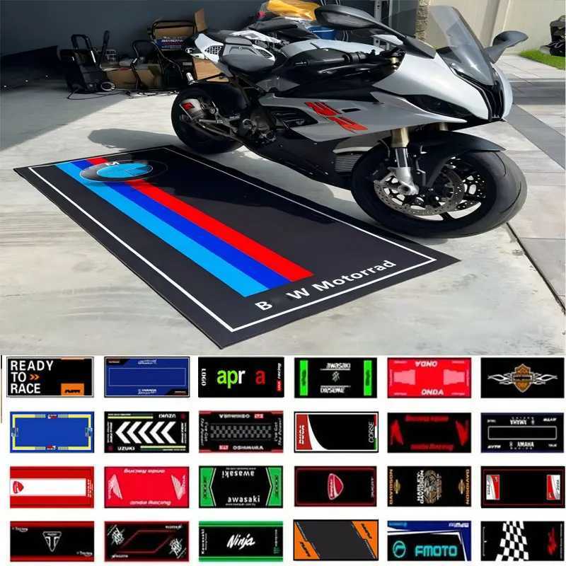 Carpet Motorcycle Carpet Polyester Parking Mat Display Carpet Racing Bicycle Carpet Mat Anti slip Bedding Custom Display Carpet w250312