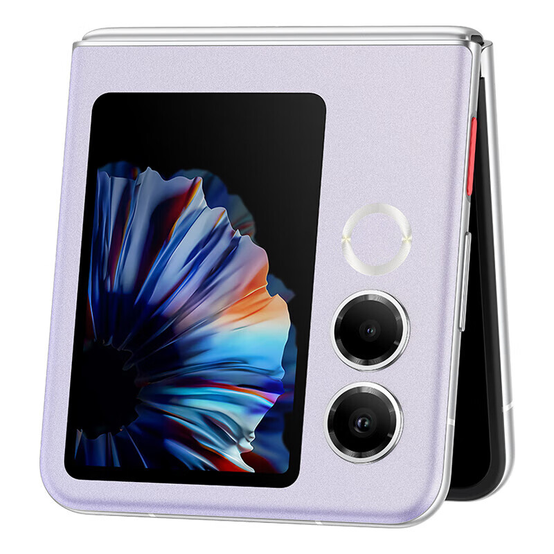 Original Nubia Flip 2 5G Foldable Mobile Phone 8GB RAM 256GB ROM Dimensity 7300X 50.0MP NFC Android 6.9" 120Hz AMOLED Folded Screen Face ID Finge
