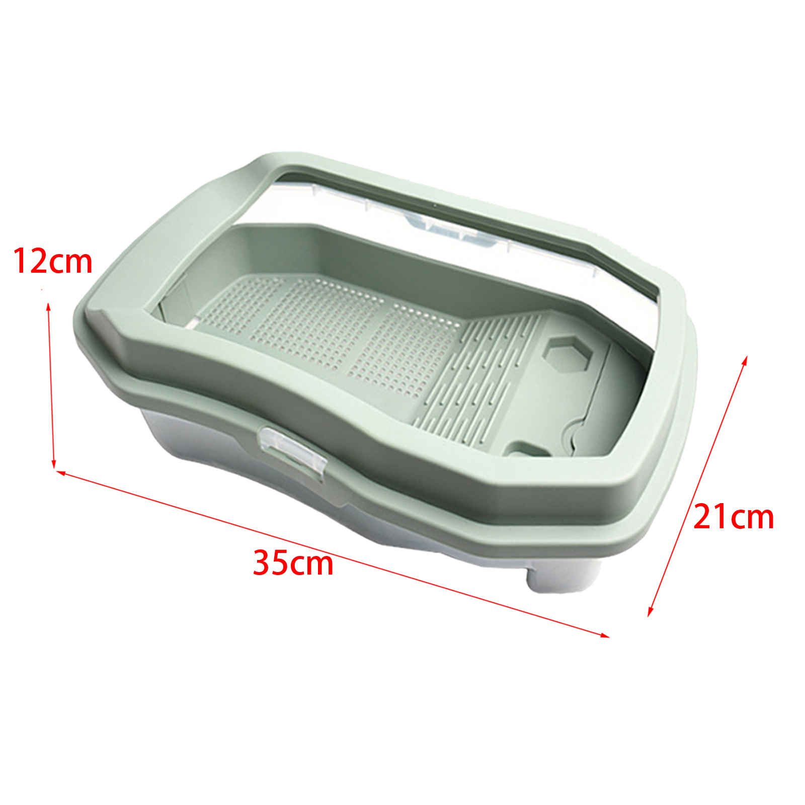 Turtle Tank Aquarium Reptile Habitat for Pet Turtle terrapin tortoises Hatching Hermit Crab Resting Small Amphibious Creatures