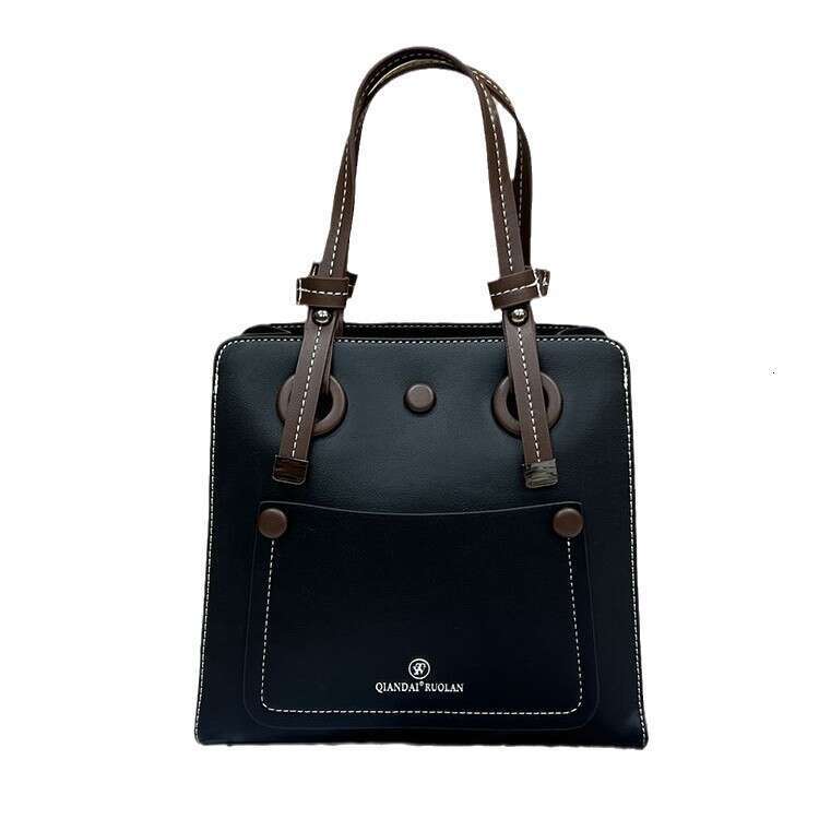 Women's Bags handbag Shoulder for autumn and winter, women's new fashionable contrasting color handbag, large capacity high-end sensory comm