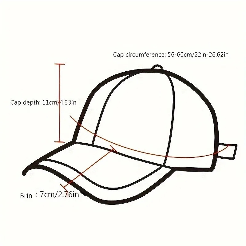 Unisex Washed Cotton Baseball Cap Letter Embroidered Vintage Hat Men And Women Streetwear Outdoor Sports Hats 250311
