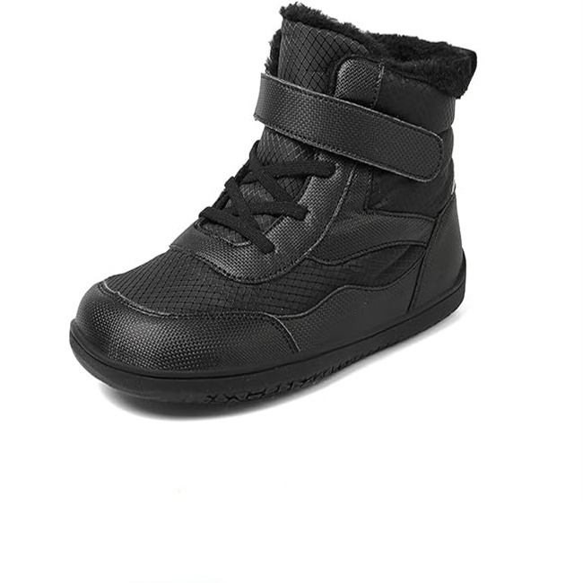 #JLD51 Sneakers Men Fashion Barefoot Boots Winter Warm Wide Toe Box Zero Drop Waterproof Non-Slip Snow Boots For Men
