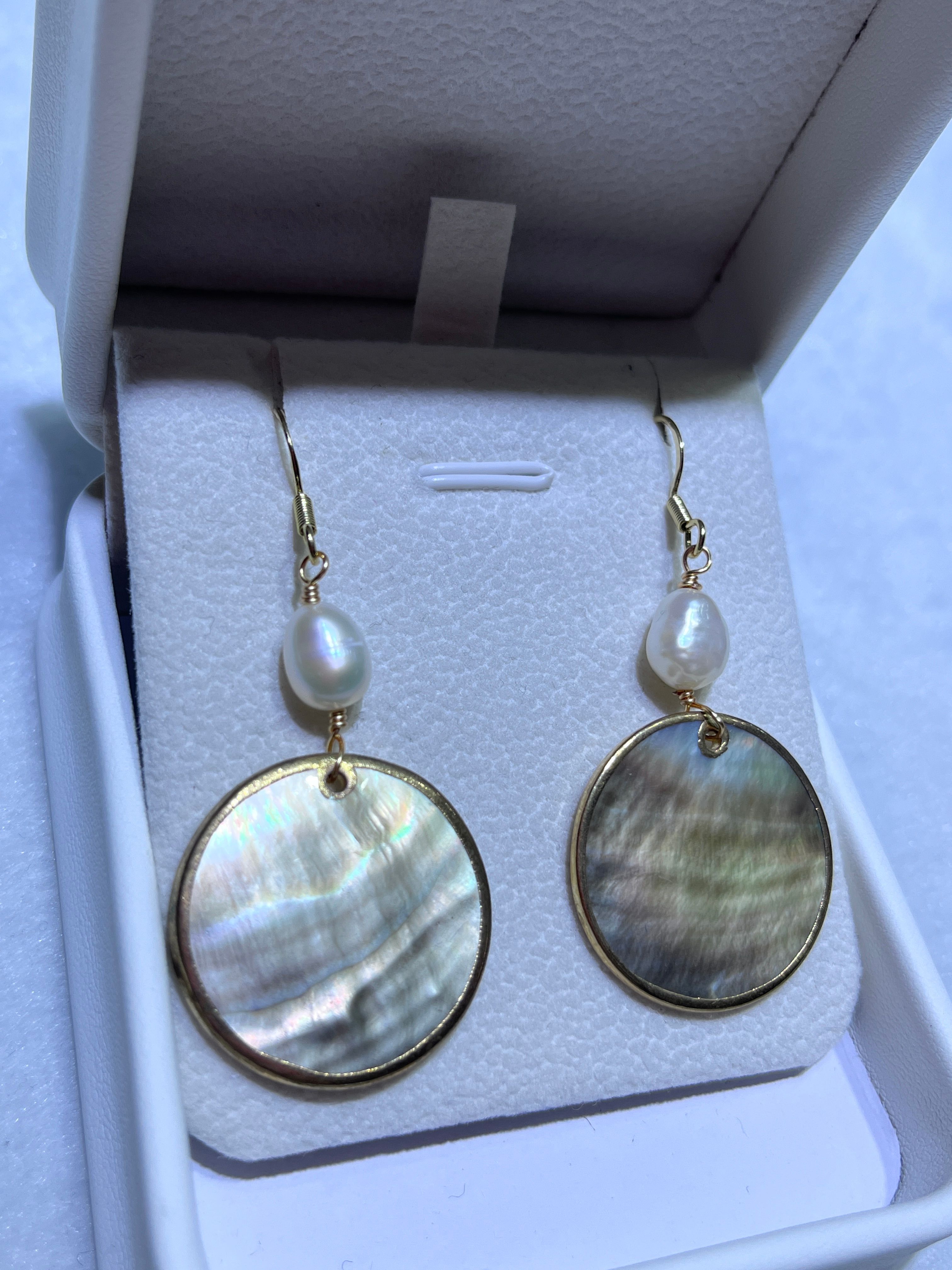 Women's Freshwater Pearl Pendant Earrings - Chic Fashion Jewelry Accessory