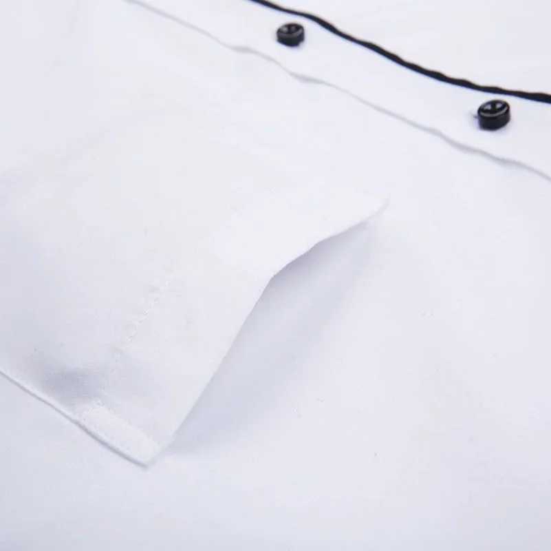 Quality Mens Casual Long Sleeved Printed Shirts Slim Fit Male Social Business Dress Shirt Brand Men Clothing Shirts For Men W250312