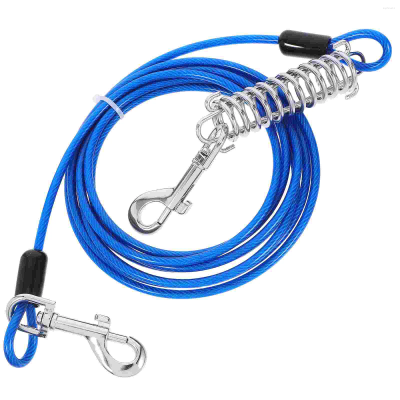 Update Tie Out Cable For Dogs Pet Tieout Tether Training Dog Run Chain With Swivel Hooks Yard Garden Park Camping Outside