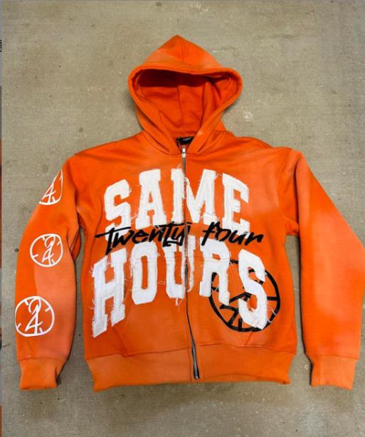 Harajuku Inspired Men's Retro Zippered Hoodie - Colorful Letter Print & Over-sized Fit