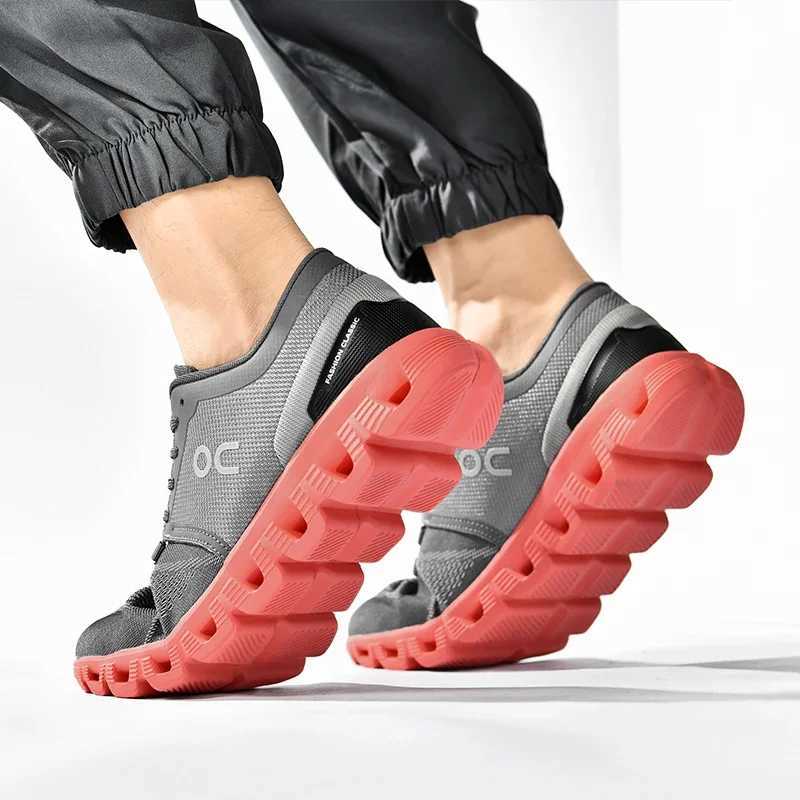 Fitness Sports Leisure Sports Cloud Sports Marathon Slow Running Comfortable Black Running ShoesXJ250312