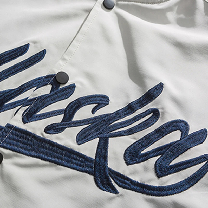 ed bomber jacket mens spring loose windproof American patch work womens hiphop streetwear 250312