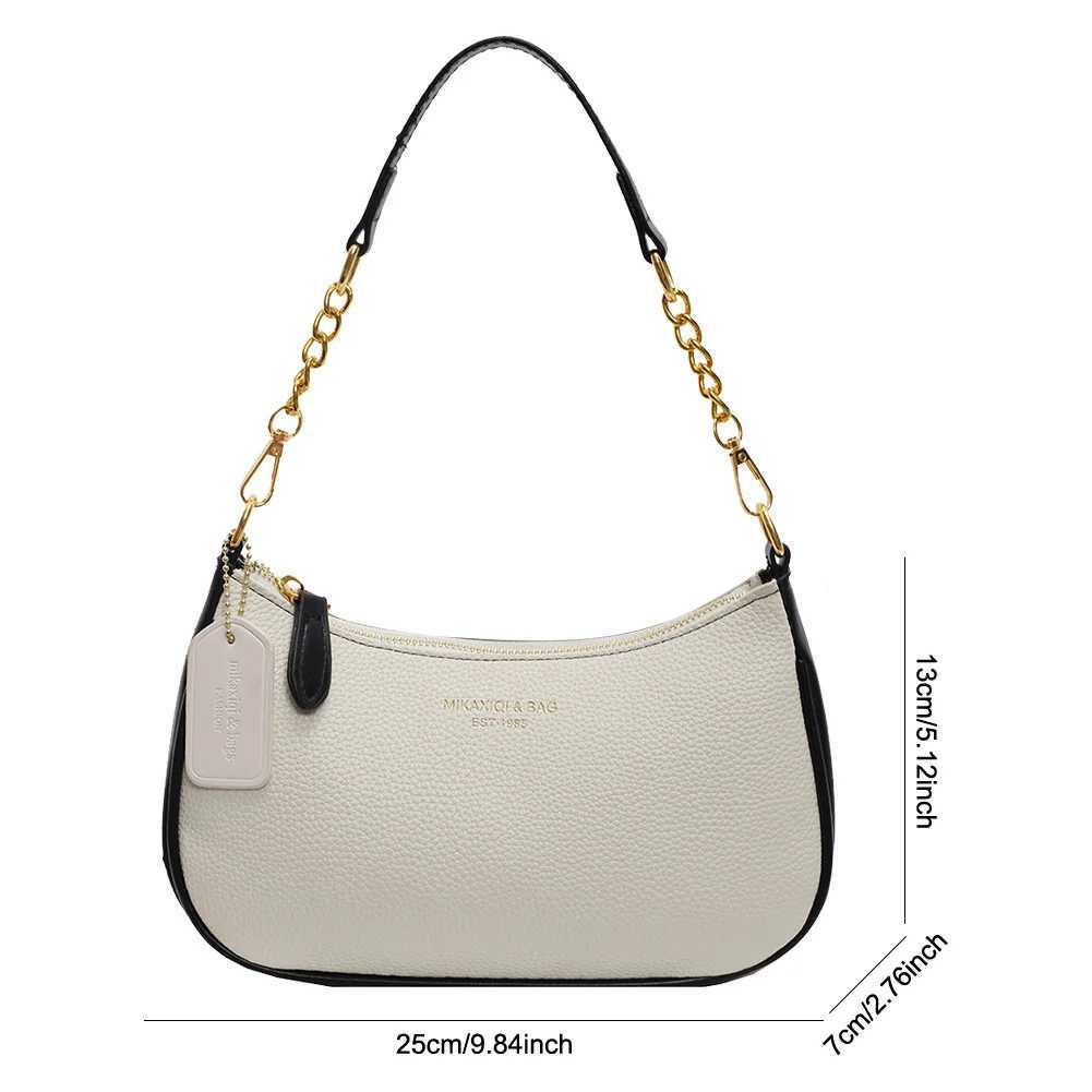 Crossbody hot Women PU Leather Crescent Adjustable Strap Underarm Bag Zipper Closure Handbag for Work TravelC250312