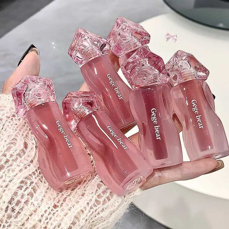 Gege Bear Pink Cream Mist Lip Mud Matte Velvet Lip Gloss Long-lasting Easy To Color Liquid Lipstick Cream Nude Peach Lip Glaze W250312