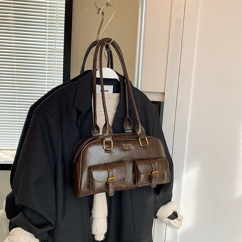 2025 Summer New Casual Underarm Bag Women s Pillow Bag Fashion Designer Niche Handbag Boston Bag Saddle Bag Popular Wallet Storage Bag Mini Small Squa