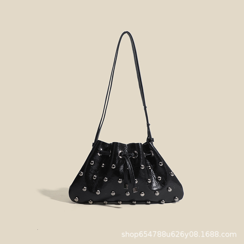 2025 New Rivet Underarm Bag For Women s Designer Fashion Multi Functional Mini Handbag Light Luxury Shoulder Bag Crossbody Bag Casual Wallet Phone Lip