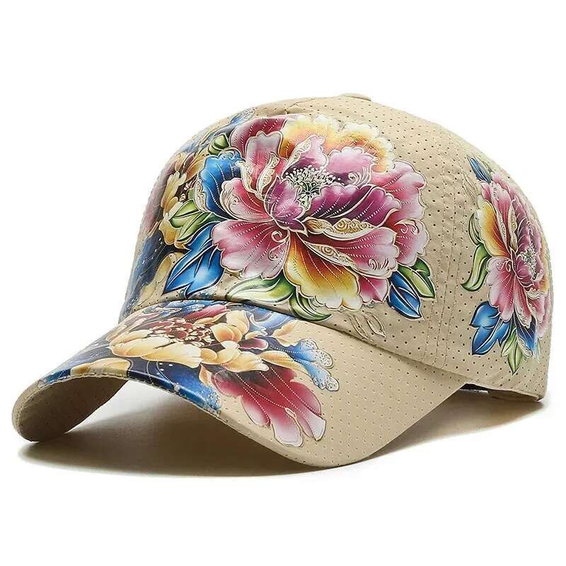 Summer Quick Dry Baseball Cap Men's and Women's wer Printed Chinese Style ral Sun Outdoor Hats