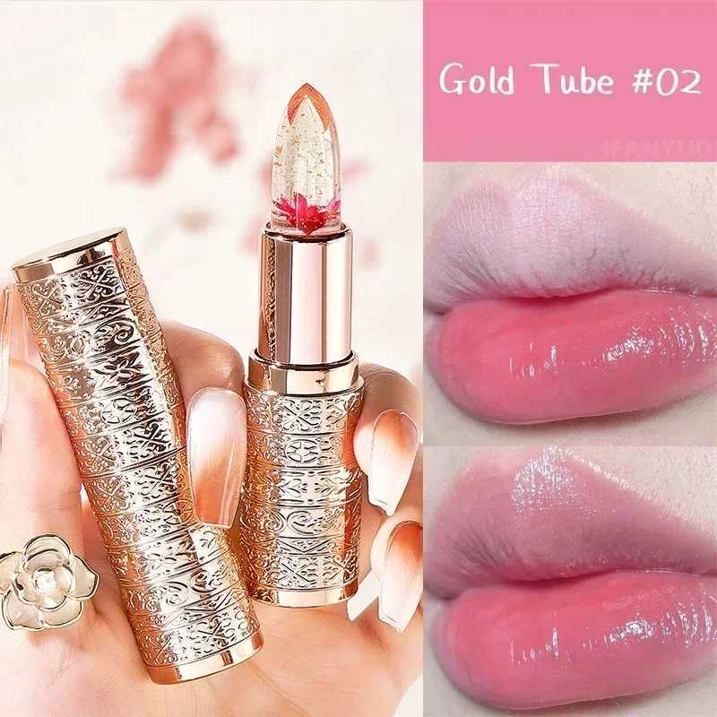 Moisturizing flower transparent lipstick temperature discoloration lipstick durable jelly lipstick care cosmetics 1XJ250312