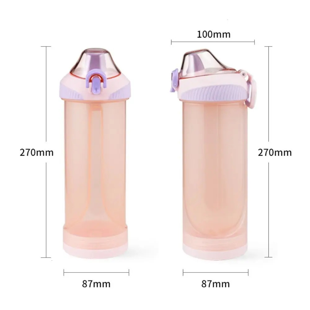 480ml with Secret Compartment Stash can opaque leak proof sports water bottle plastic hidden phone bottle fitness bottle 250312