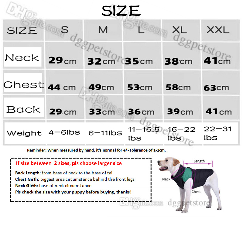free shipping Designer Coats Dog Apparel ic Lettering Pattern Cloths Puppy et Cold Weather Windproof Warm Pet Vests Coat for Small Medium Dogs Khaki X