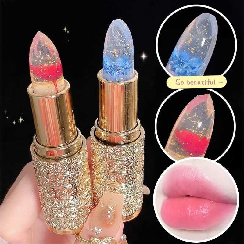 Moisturizing flower transparent lipstick temperature discoloration lipstick durable jelly lipstick care cosmetics 1XJ250312