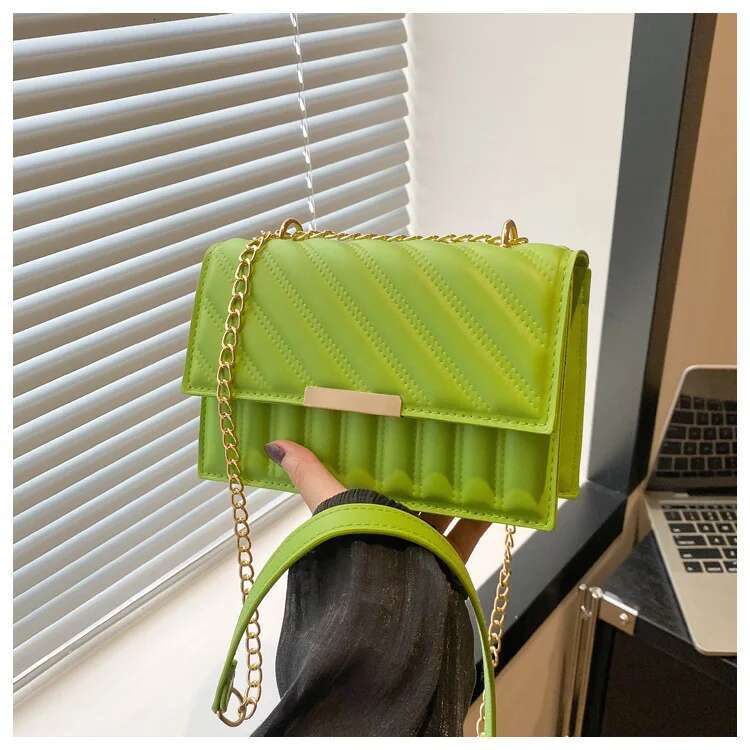Orange Fashion Designer Women s Mini Handbag Trendy Crossbody Bag Single Item Chain Small Square Bag Casual Large Capacity Mobile Wallet Storage Bag