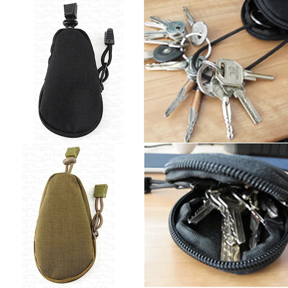 Durable Oxford Cloth Mini Key Holder Portable Multipurpose Men Coin Purses Easy to Use Key Organizer Outdoor 250311