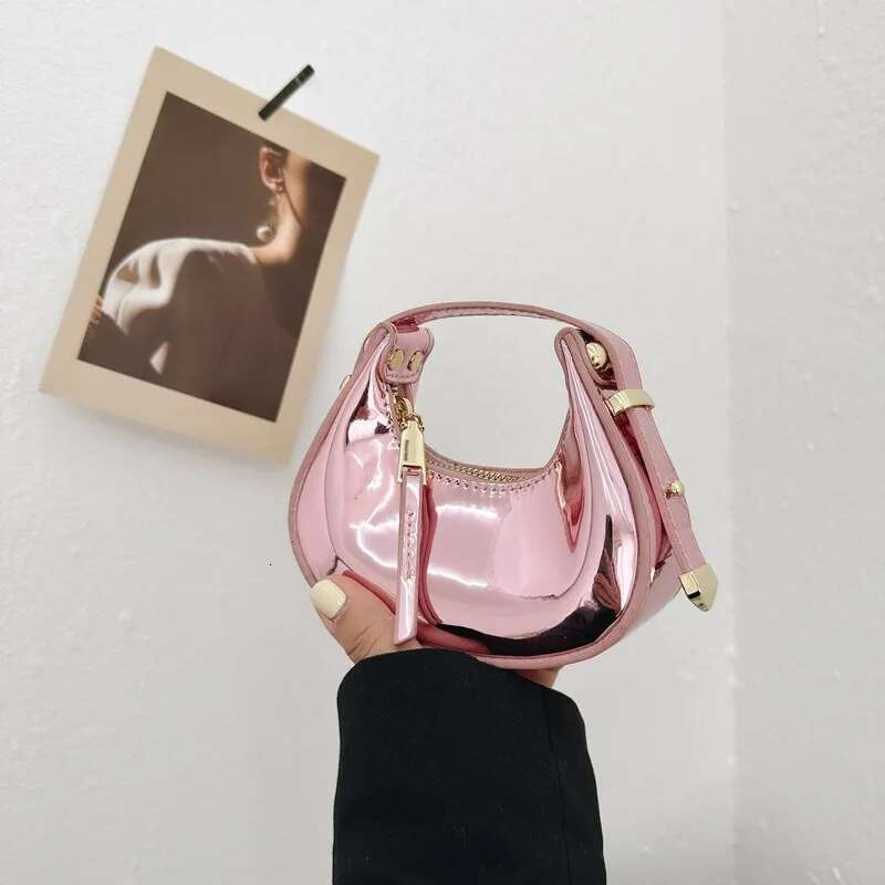 Laser Glossy Patent Leather Crossbody Women Tote Bag Mother Kids Bags For Girl Purses And Handbags
