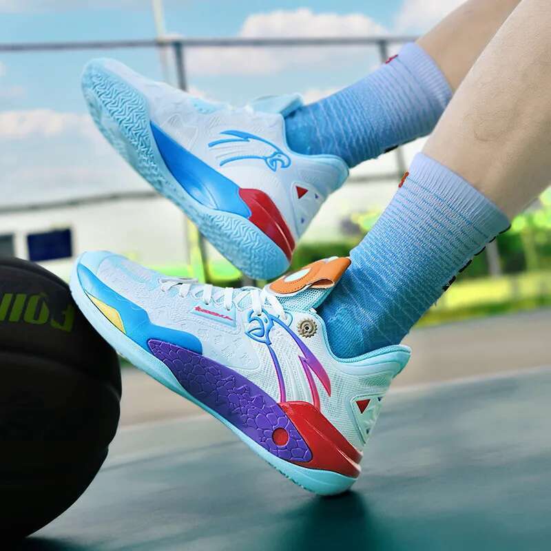 High Quality Sneakers For Men Fashion Pink Fluorescent Basketball Women Professional Design Men's Sports Shoes