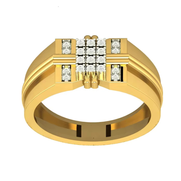 Provence Double Stone Moissanite Ring 14K Rose Gold Jewelry Radiant Cut Diamond Moissanite Ring for Wedding