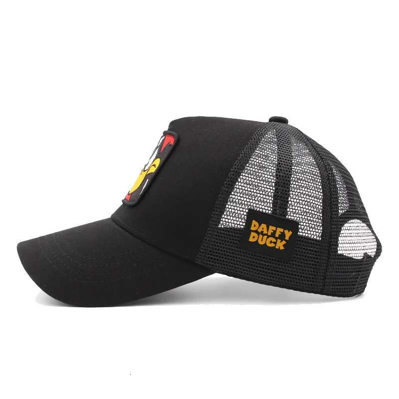 Anime Cartoon Baseball Caps For Women Men's Mesh Hats Duck Embroidered Hip Hop Snapback Male Female Outdoor Trucker Sun Hat