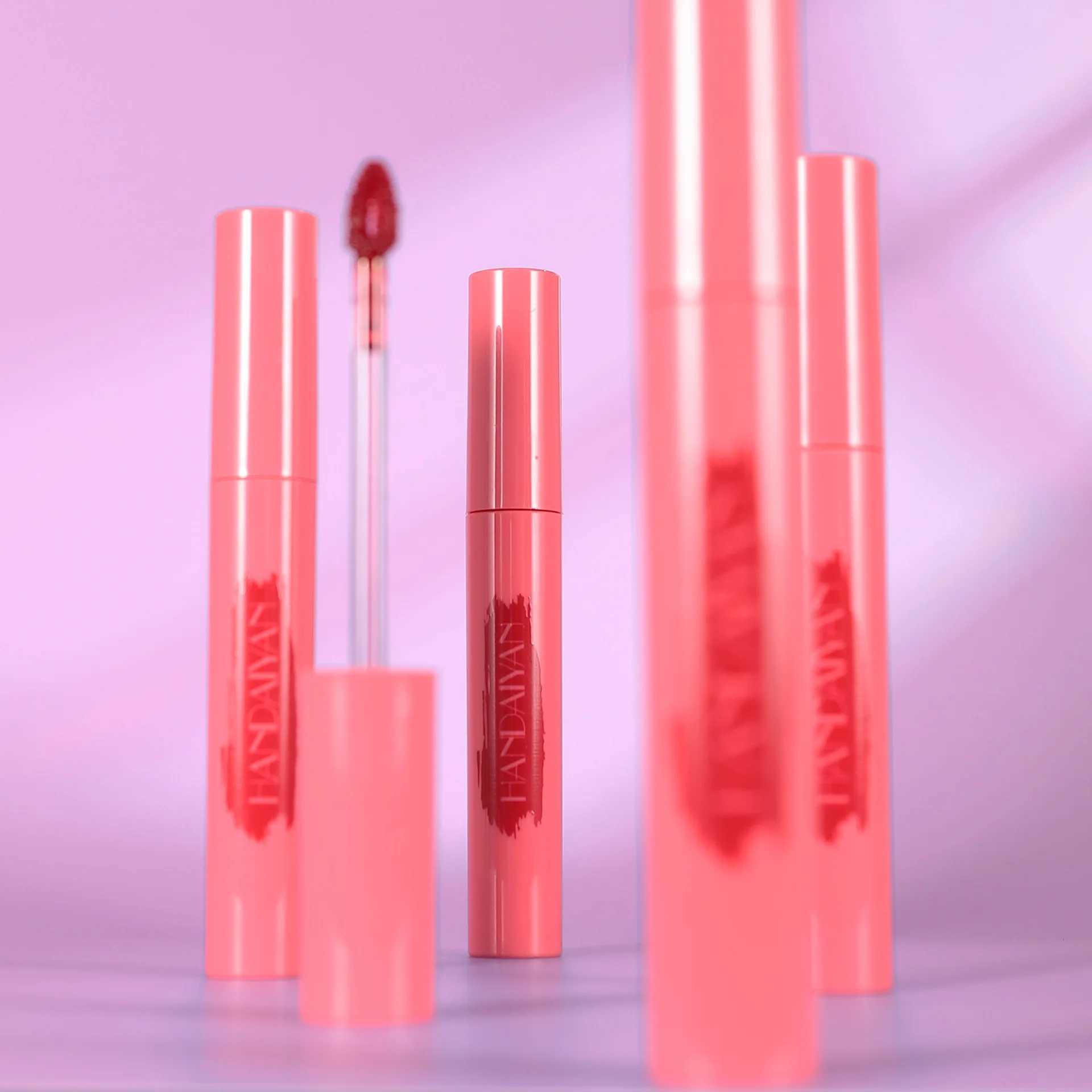 6-color peeling lip lining gloss waterproof transfer lipstick tattoo waterproof durable matte velvet lip sexy red W250312