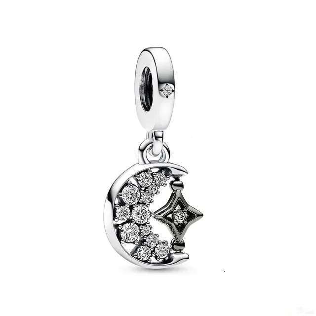 NEW 925 Sterling Silver Pretty Glow-In-The-Dark Sparking Skull Leaf Heart Friendship Charm Fit Christmas New Year's Gifts