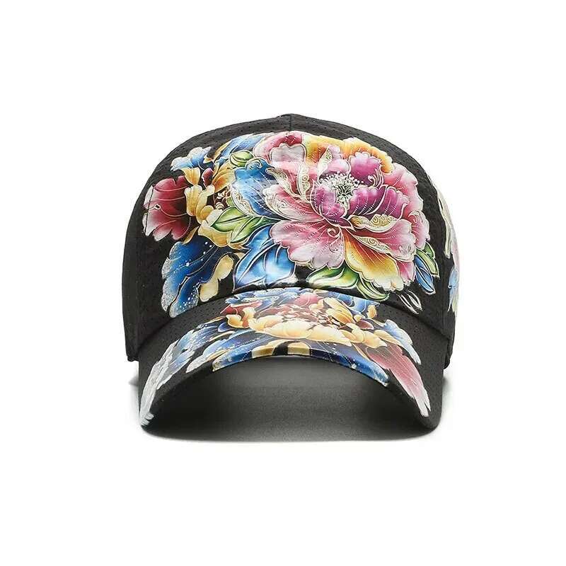 Summer Quick Dry Baseball Cap Men's and Women's wer Printed Chinese Style ral Sun Outdoor Hats