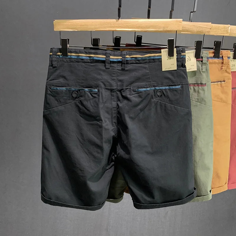 Casual Shorts for Men Summer Thin Cotton Outdoor Mountaineering Sports Pants Loose Straight Cargo Beach Shorts 250310