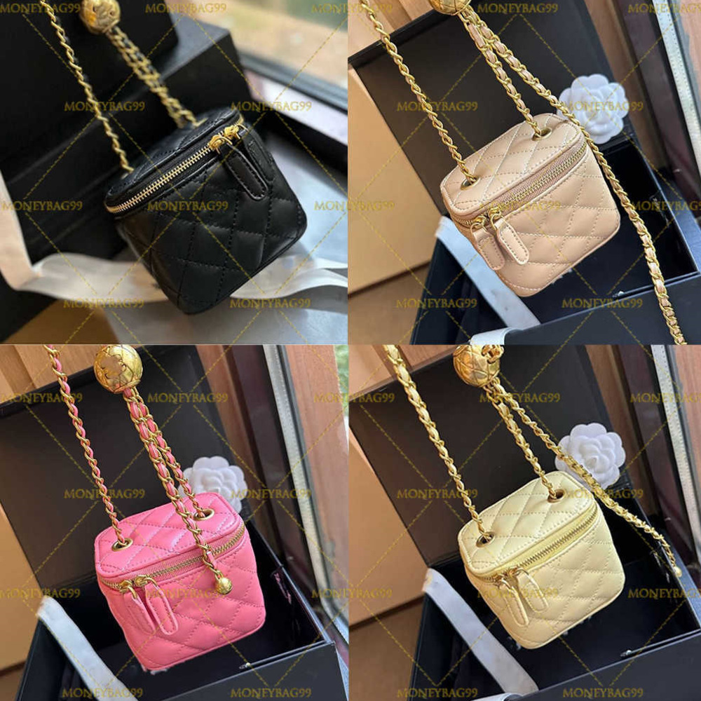 10A Cosmetic Bags Cases Makeup bag Designer Micro Vanity Bag Mini Cosmetic Bag Crossbody Shoulder Designer Tiny Cosmetic women Nano Bags Coin Purse Wallet width 11cm