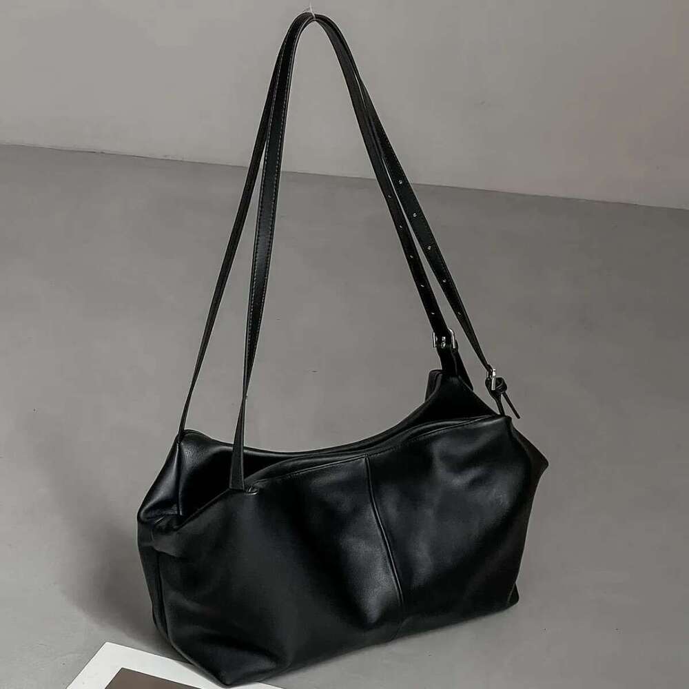 2024 New Fashionable Grain Leather High-end Tote Large Capacity Single Shoulder Armpit Casual Women's Bag