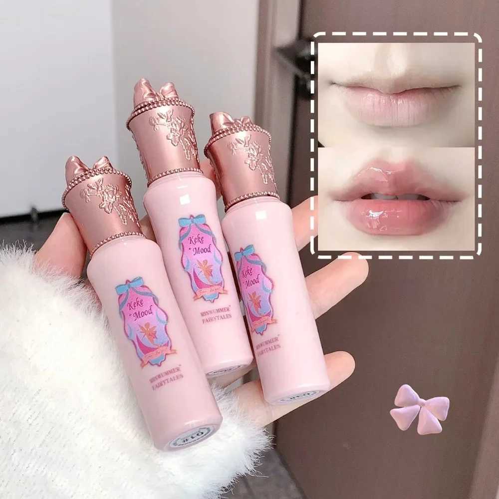 Midsummer Moisture Into Film Lip Gloss Mirror Lip Glaze Water Light Non-stick Cup Highly Pigmented Red Liquid Lipstick MakeupXJ250312