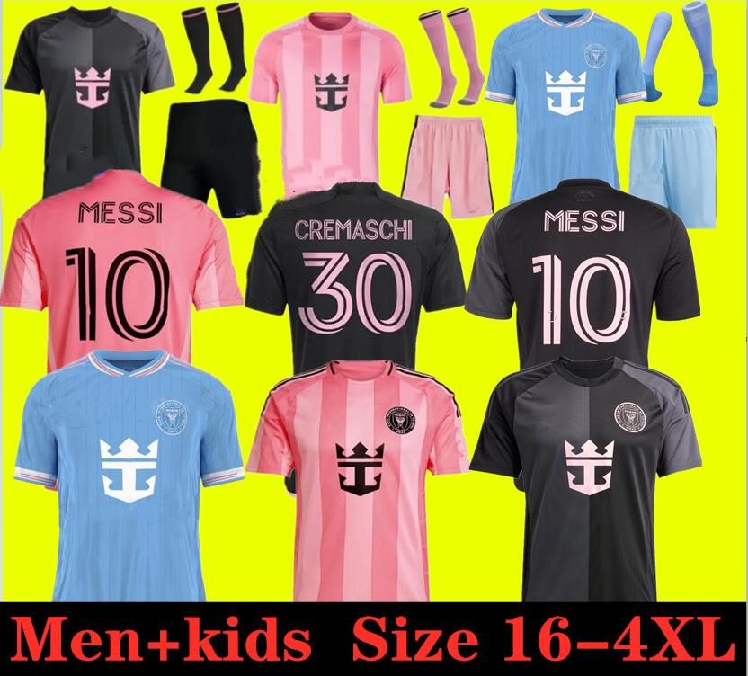 3XL 4XL 2025 2026 Inter MiAmIs MeSsIs Soccer Jerseys 25 26 SUAREZ CAMPANA TAYLO SERGIO SERGIO M.ROJAS GOMEZ CREMASCHI GRESSEL men kids kits socks sets football