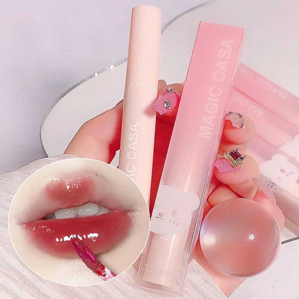 Mirror Water Lip Gloss Lasting Crystal Jelly Lip Glaze Moisturizing Transparent Waterproof Liquid Lipstick Lips Makeup Cosmetics W250312