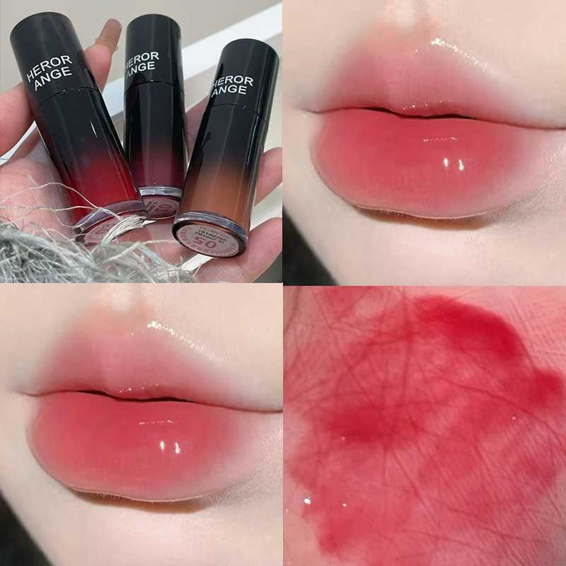 Fruit juice mirror gloss serum lipstick gloss lipstick gloss transparent pink lipstick humectant non sticky lipstick oil makeup W250312