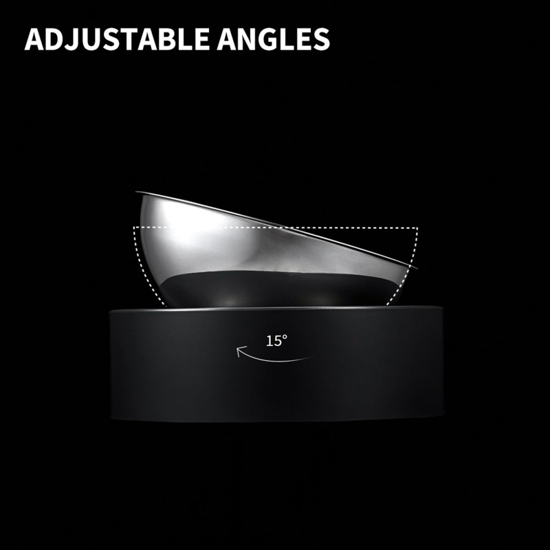 PETKIT Stainless Steel Pet Adjustable Feeding Bowl Double Feeder Bowls Water Cup Cat dog Drinking Bowls for pets feeding