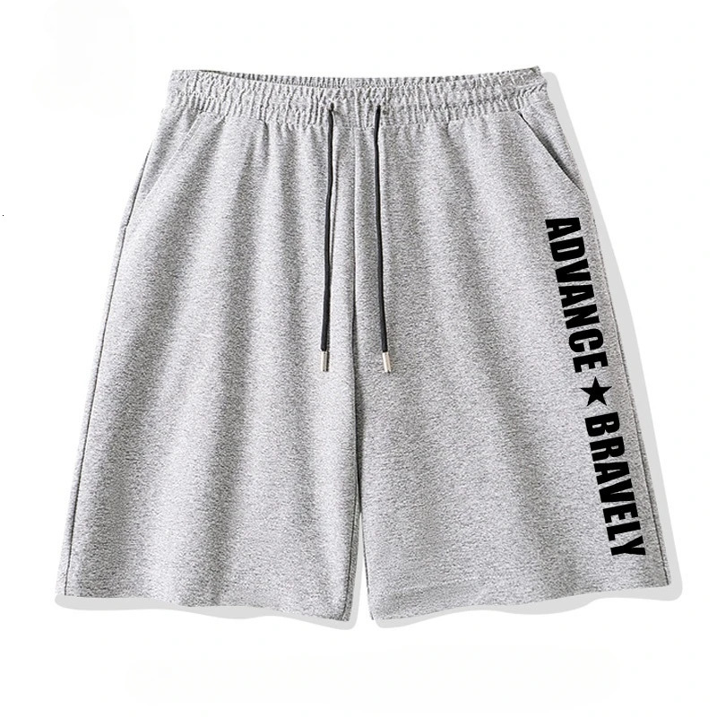 2025 Summer Mens Shorts Pure Cotton Printed Five-point Pants Couple Loose and Comfortable Middle Pants Trendy Fashion Sweatpants 250310