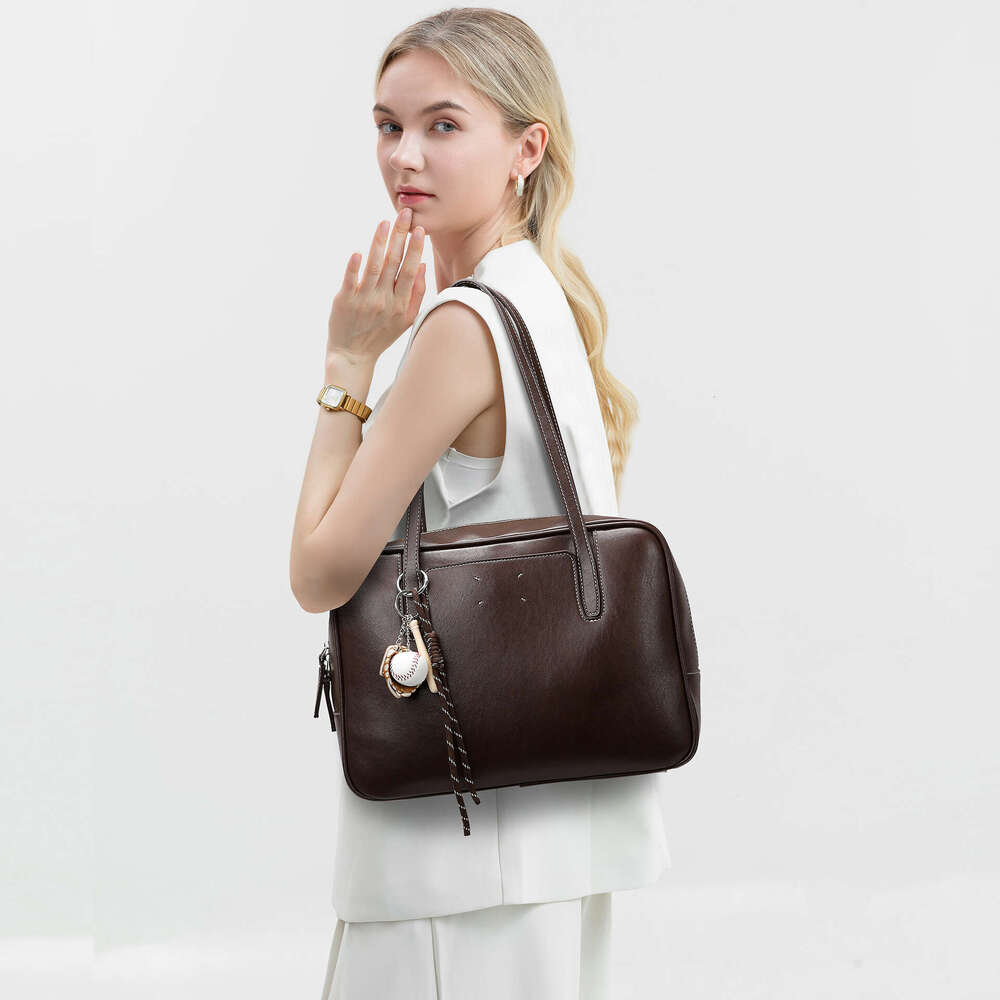 Women's Bags handbag Single large capacity bowling fashionable and simple single shoulder women's bag, high-end commuting handbag for women
