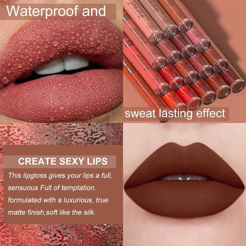 Pcs waterproof matte velvet lip color waterproof durable lip color 8 color matte lip color transparent moisturizing lipstick W250312