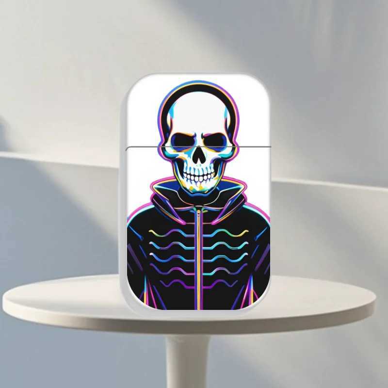 2024 NEW Personzed Skull Lighter Metal Igniter Butane Torch Gas Lighter Smoking Mens Lighters Portable Gadgets Cool GiftsC250312