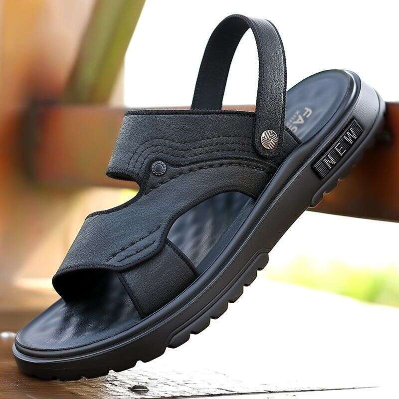 Men's Sandals 2025 New Summer Anti slip and Wear resistant External Slippers Casual Dad Beach Shoes Trendy One Piece