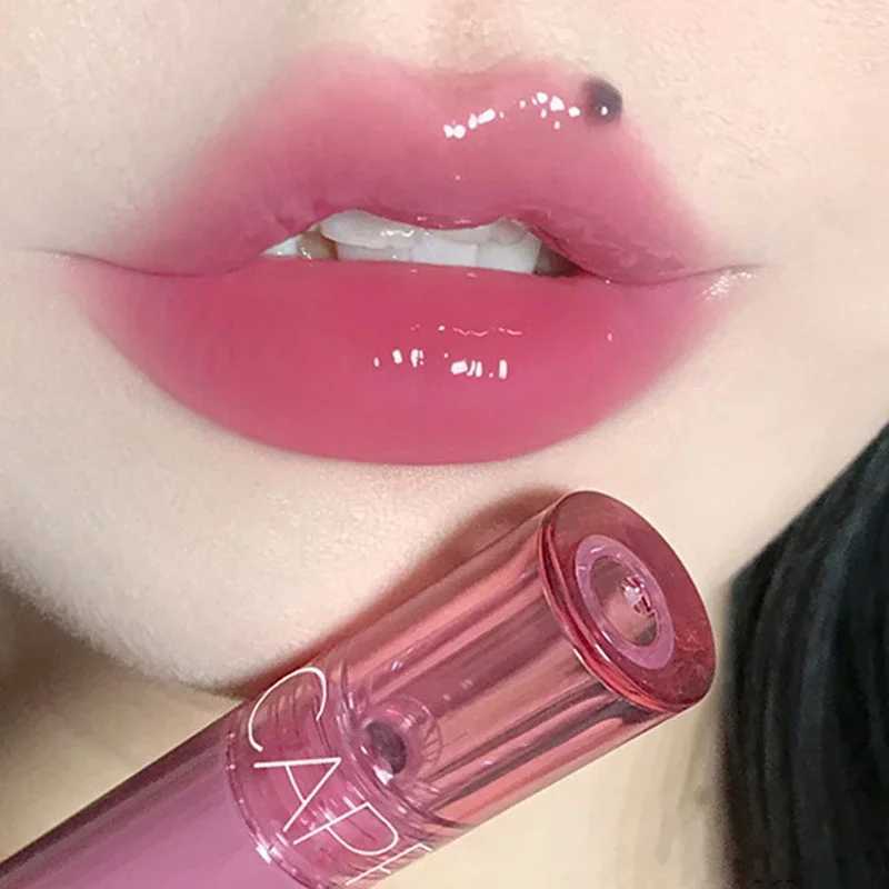 Water Gloss Lip Gloss Moisturizing Liquid Crystal Jelly Lip Oil Lip Tint Waterproof Long Lasting Glossy Grape Tint Makeup W250312