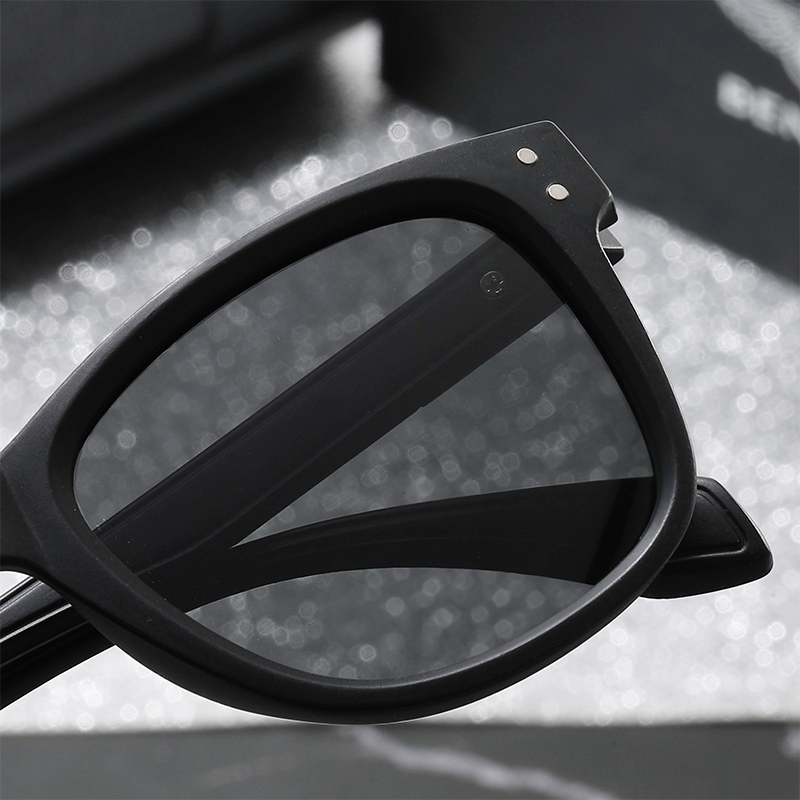 New Polarized Fashion Men's Sunglasses Outdoor Driving Sunscreen Cycling Explosive Sunglasses Classic Matte Black Frame UV Protection Designer Su