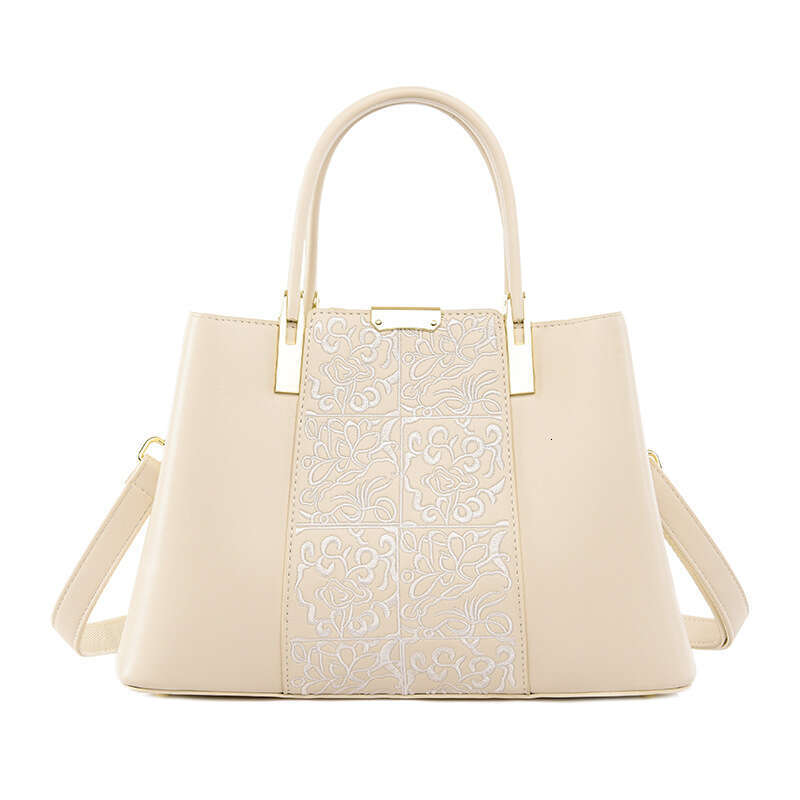 Women's Bags handbag Chinese style embroidered handbag, new women's large capacity and atmospheric tote bag, middle-aged mother-in-law cross
